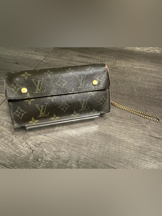 Louis Vuitton Handbags - Louis Vuitton Monogram Canvas Chain Wallet in Brown with Gold Hardware